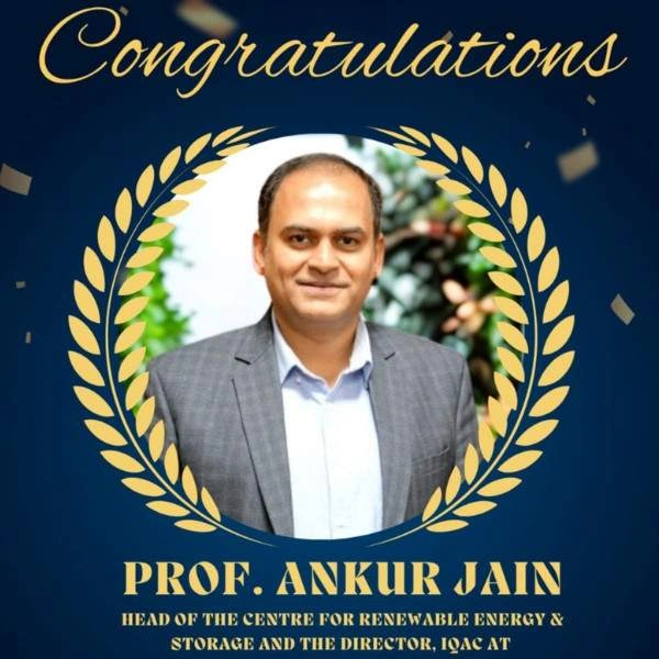 Prof. Ankur Jain Appointed Professor Extraordinarius at UNISA